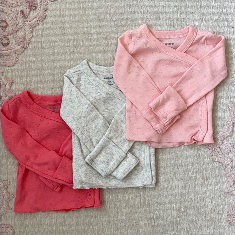 3pc Carter’s side button top